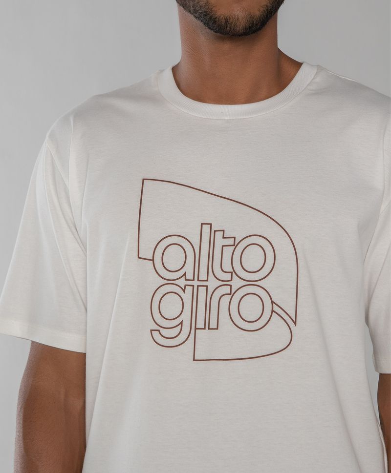 T-shirt Alto Giro Malha Confort Jet