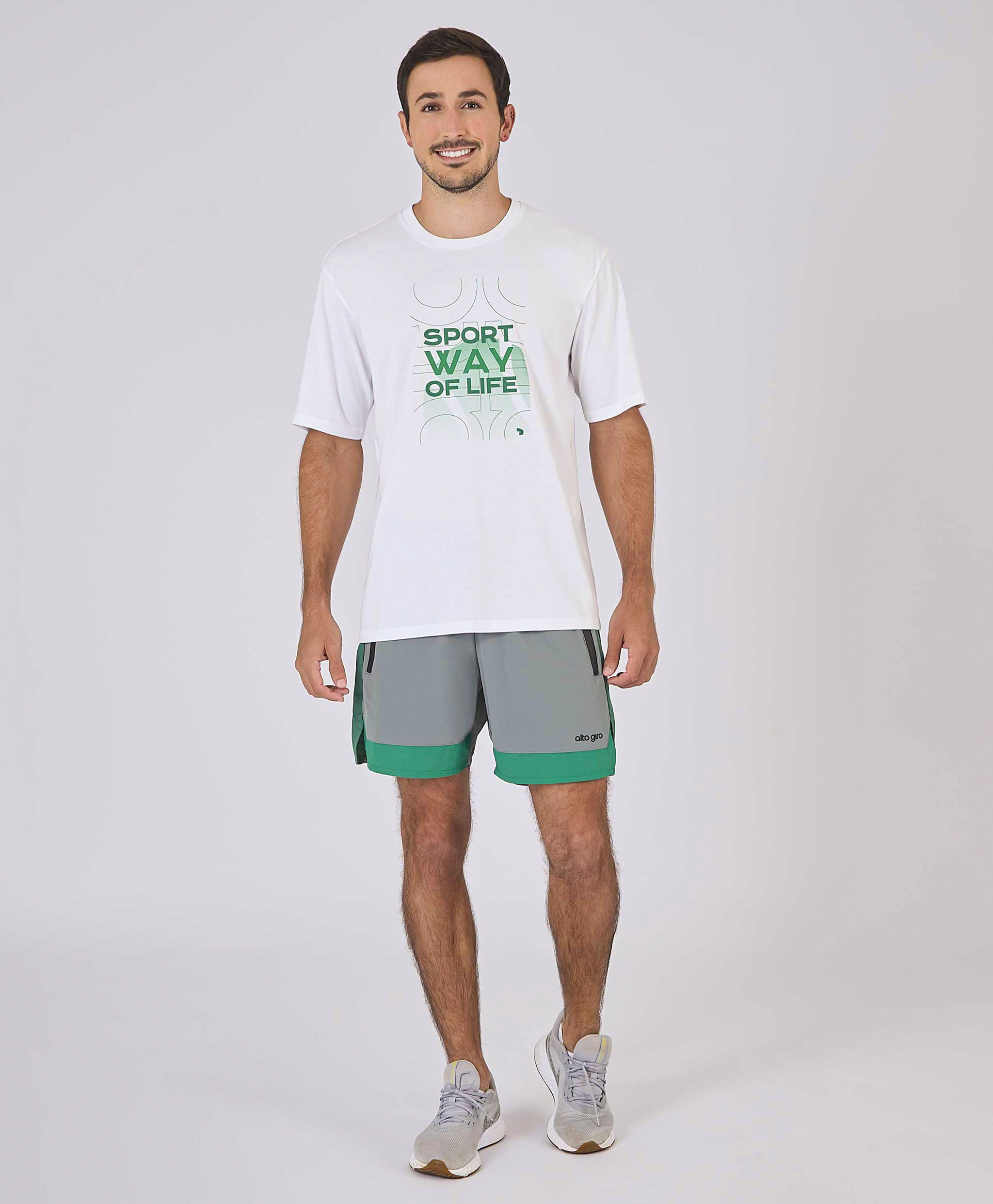 Camiseta - Yoga - Enfrentar a Confusão da Vida com Firmeza e Estabilidade -  100% Dry Fit