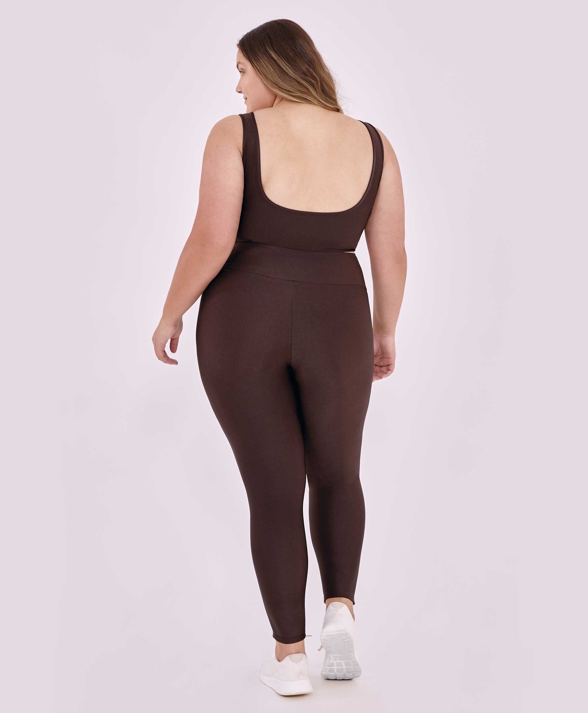 Legging Alto Giro Hyper Essential Plus Size - Roxo