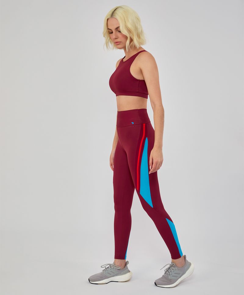 Legging Fitness Com Bolsos Skin Preta