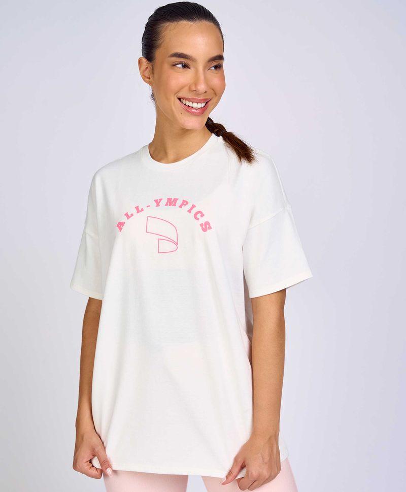 T-shirt Feminina Malha Oversized - Compre Online Guilhermina de