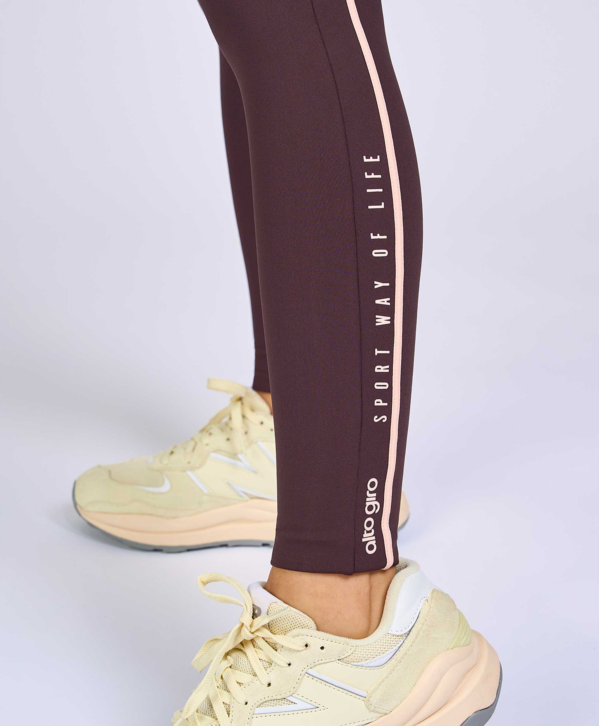 Alto Giro Legging Hyper Silk e Detalhe Cós Cinza Escuro 2311306