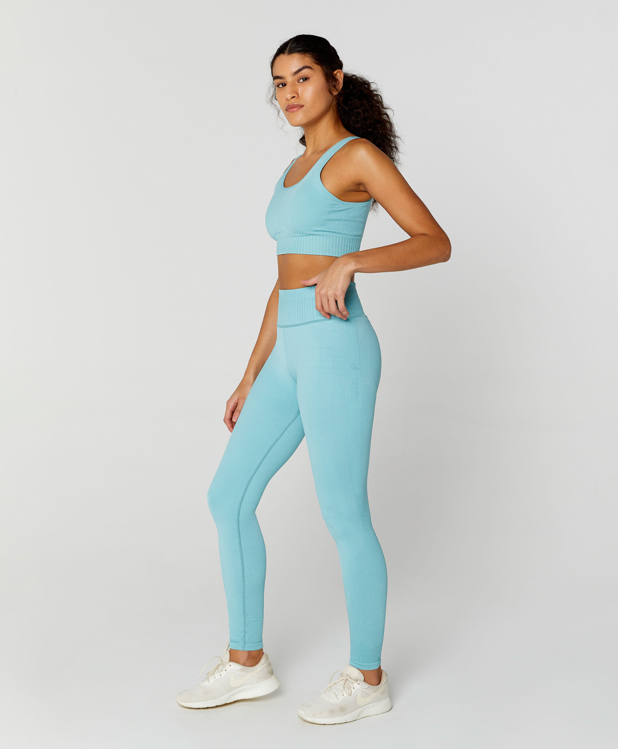 Legging Canelado Shine Seamless